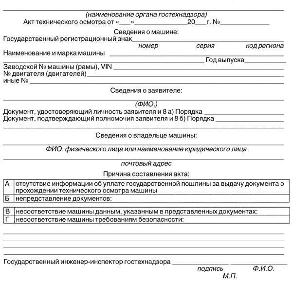 Отчет о проверке транспортного средства: Последний отчет о техосмотре, подтверждающий пригодность автомобиля для работы в общественном транспорте.