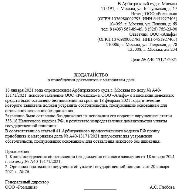 Ходатайство о доступе к документам административного дела: Основные принципы